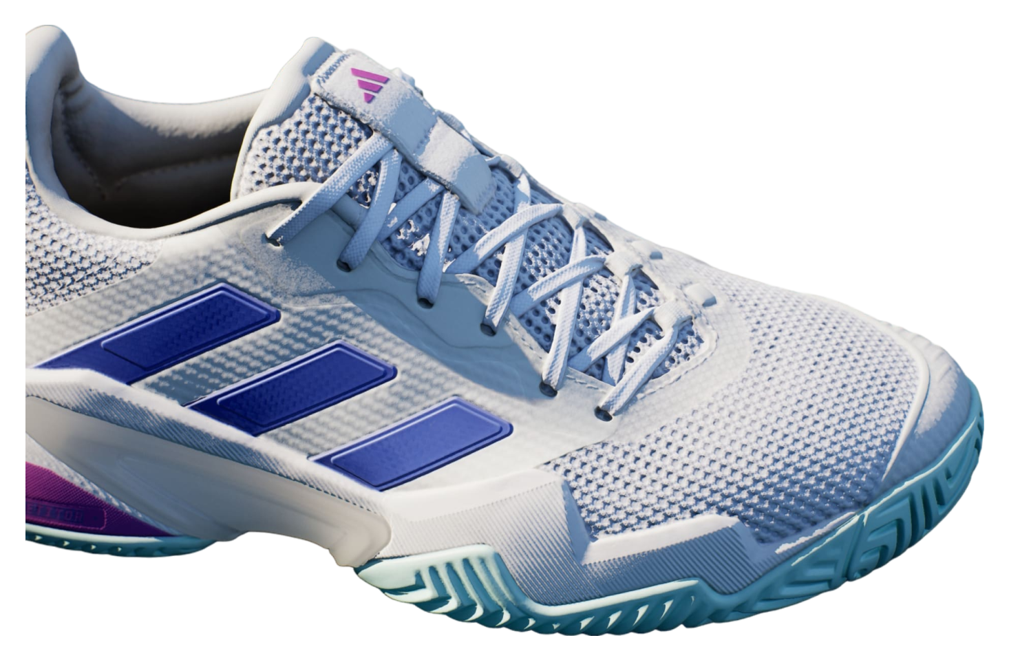 Adidas Barricade 13 WMNS Cloud White / Cobalt Blue