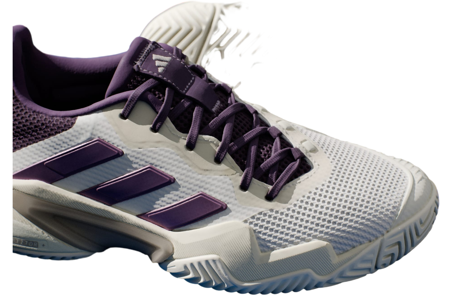 Adidas Barricade 13 WMNS Core White / Powder Plum