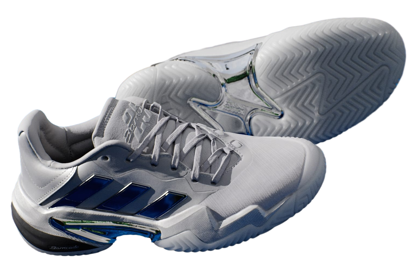 Adidas Barricade 13 WMNS Silver Metallic / Dash Grey - Aug