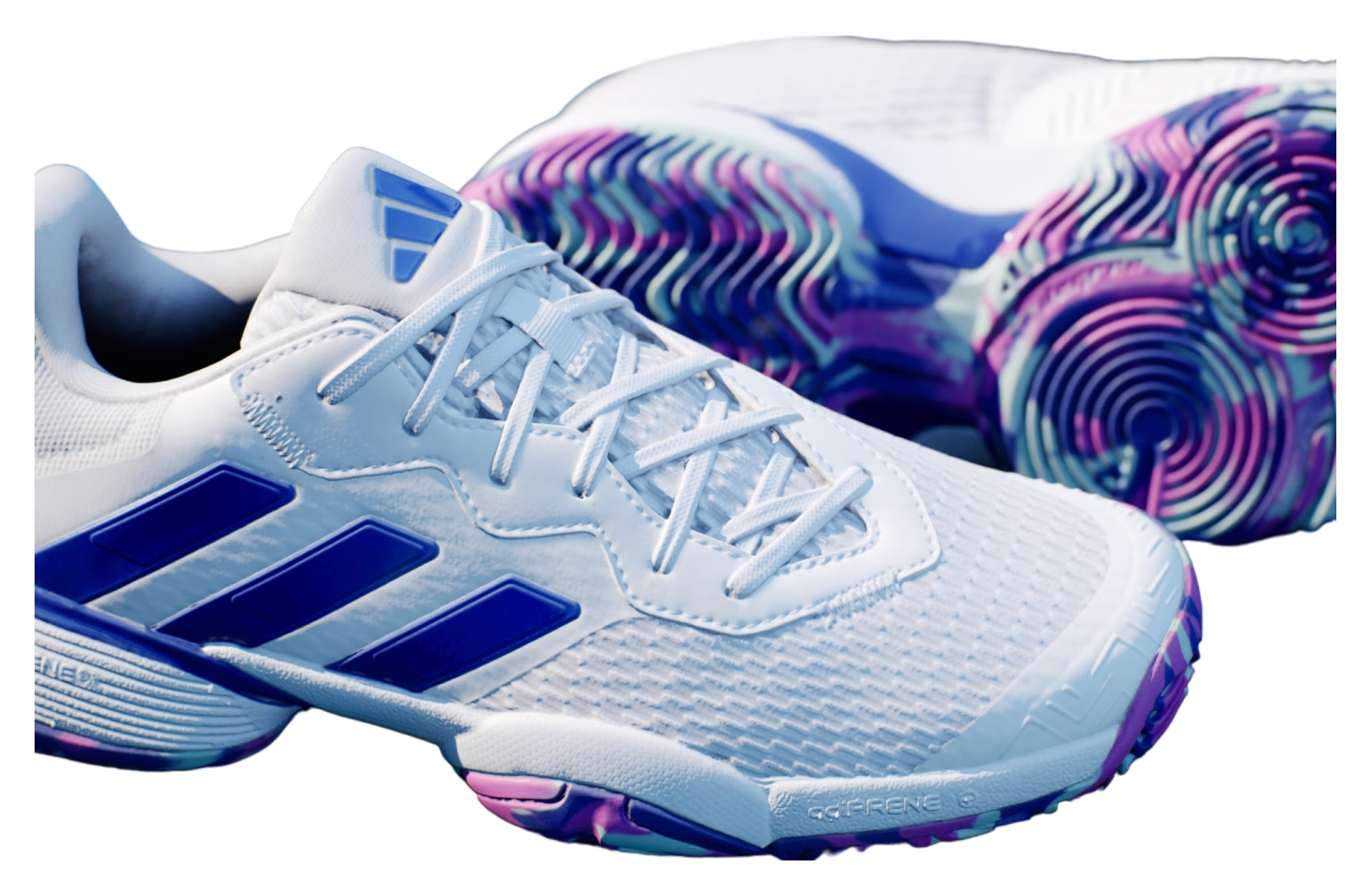 Adidas Barricade GS Cloud White / Lucid Blue