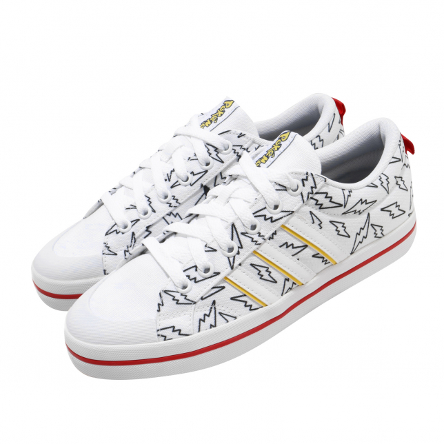 adidas Bravada GS Cloud White Scarlet