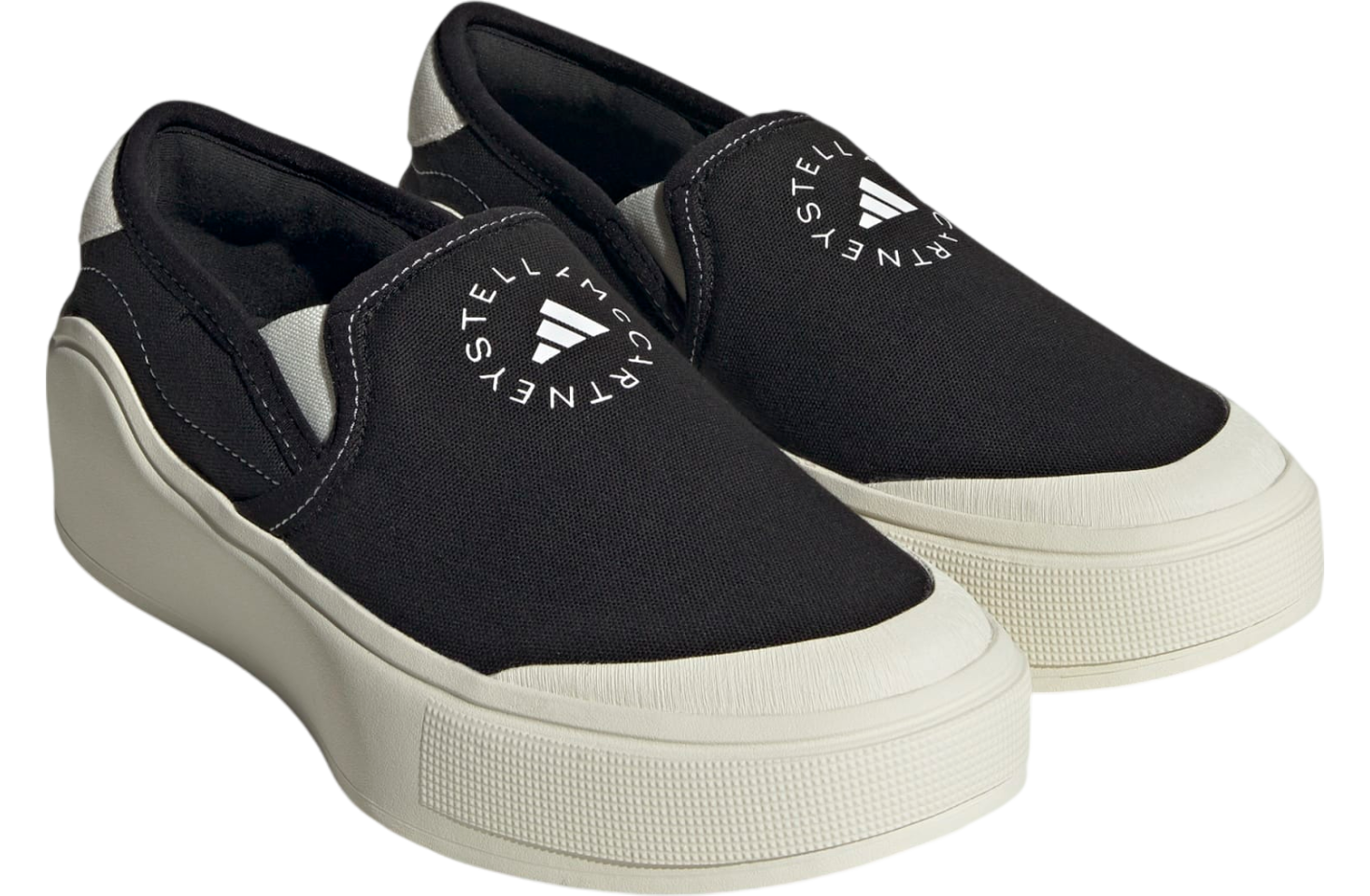 Adidas by Stella Mccartney Court Slip-On Core Black / Off White