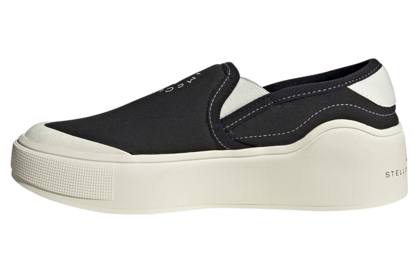 Adidas by Stella Mccartney Court Slip-On Core Black / Off White