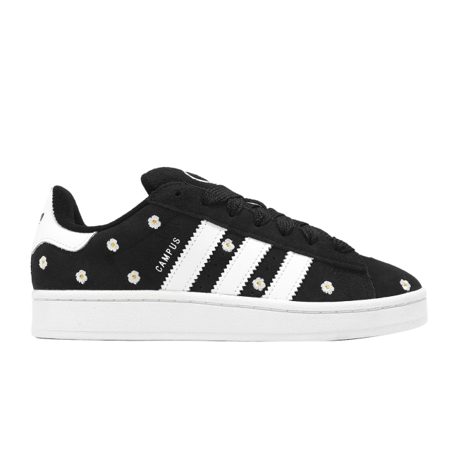 Adidas Campus 00s Core Black / Cloud White (Flowers)