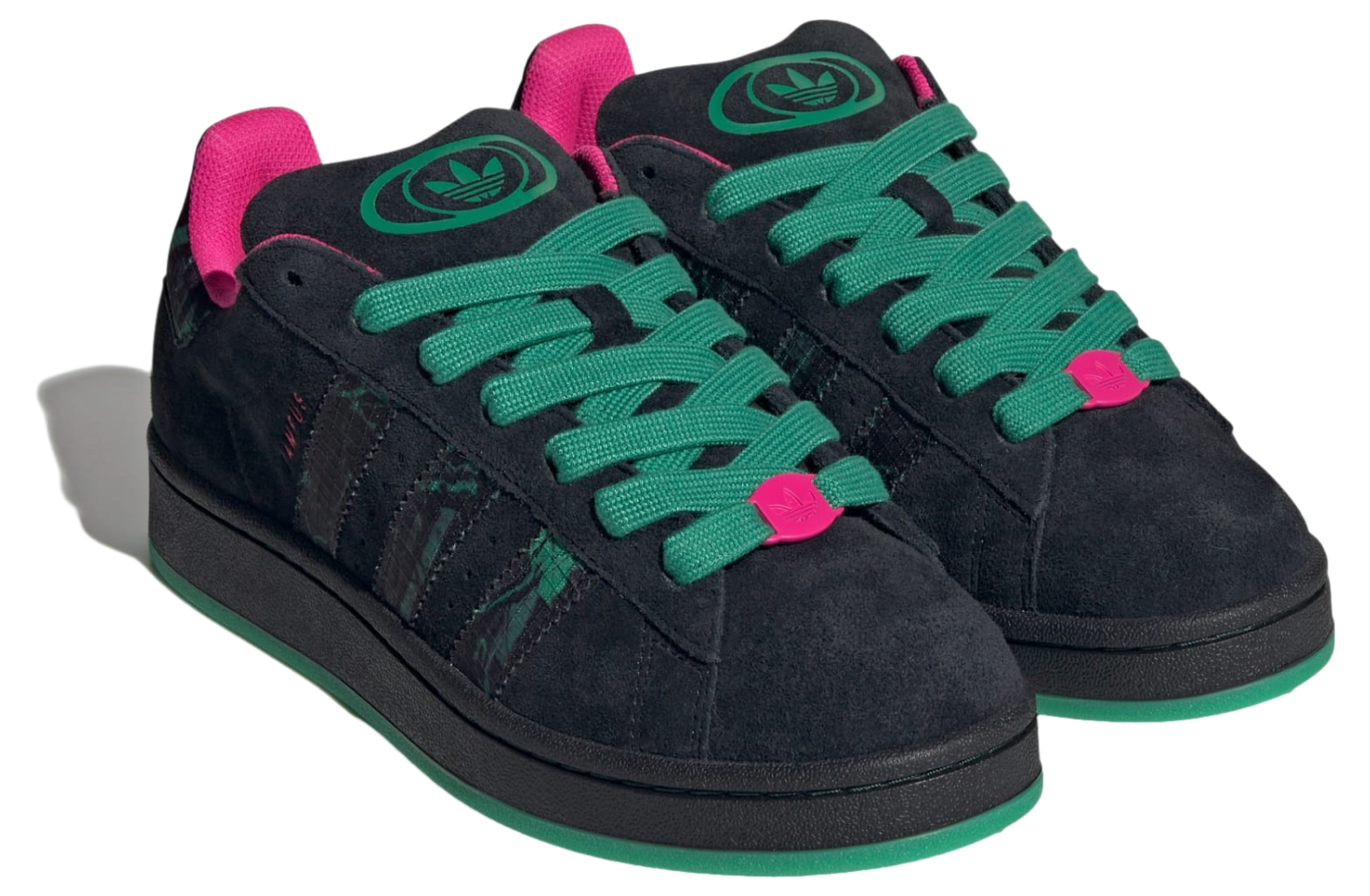 Adidas Campus 00s Core Black / Semi Court Green