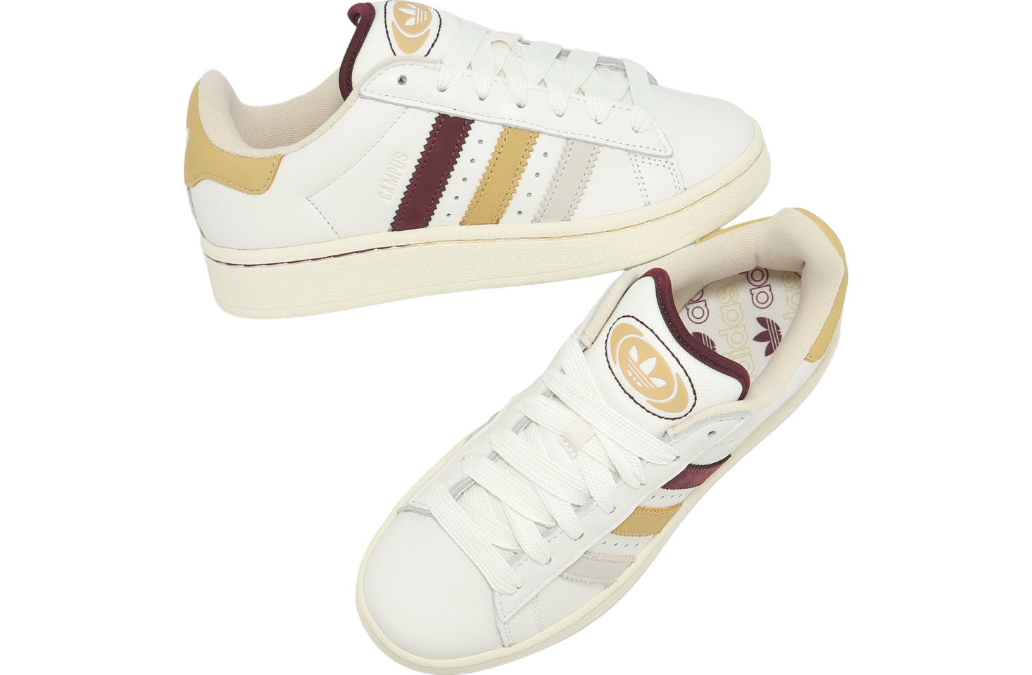 Adidas Campus 00S Off White / Maroon