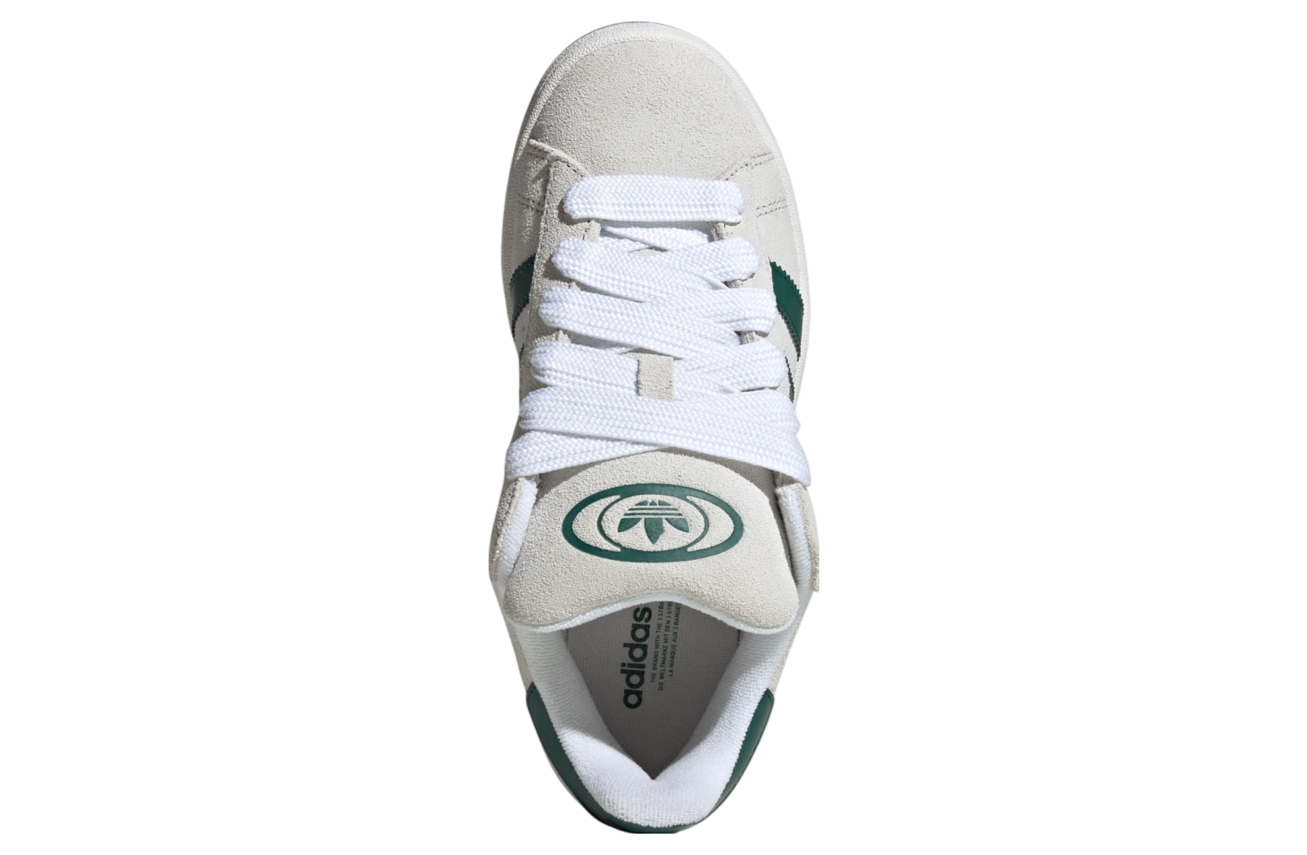 Adidas Campus 00s WMNS Crystal White / Core White / Collegiate Green