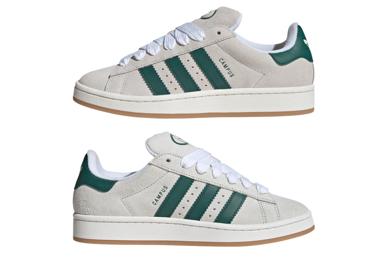 Adidas Campus 00s WMNS Crystal White / Core White / Collegiate Green