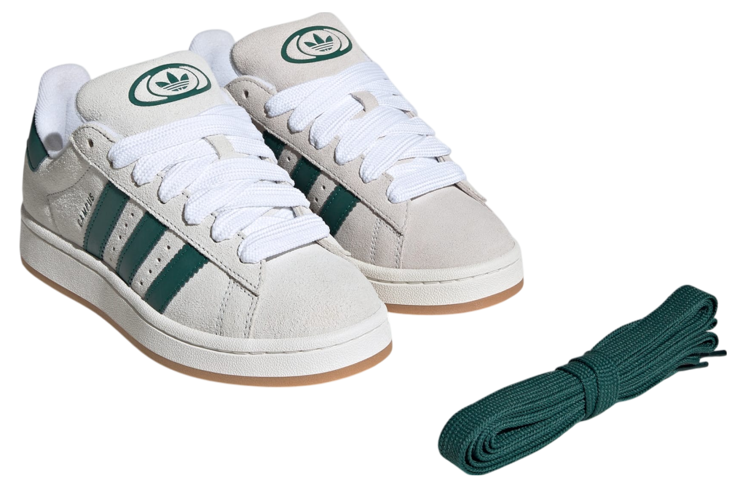 Adidas Campus 00s WMNS Crystal White / Core White / Collegiate Green