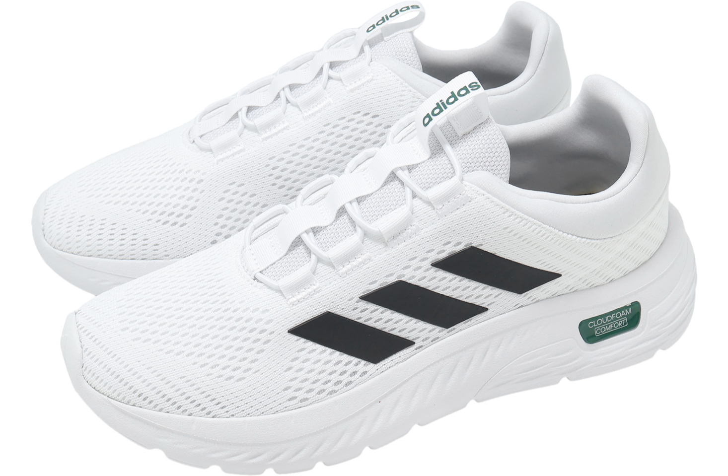 Adidas Cloudfoam Comfy EL Cloud White / Core Black