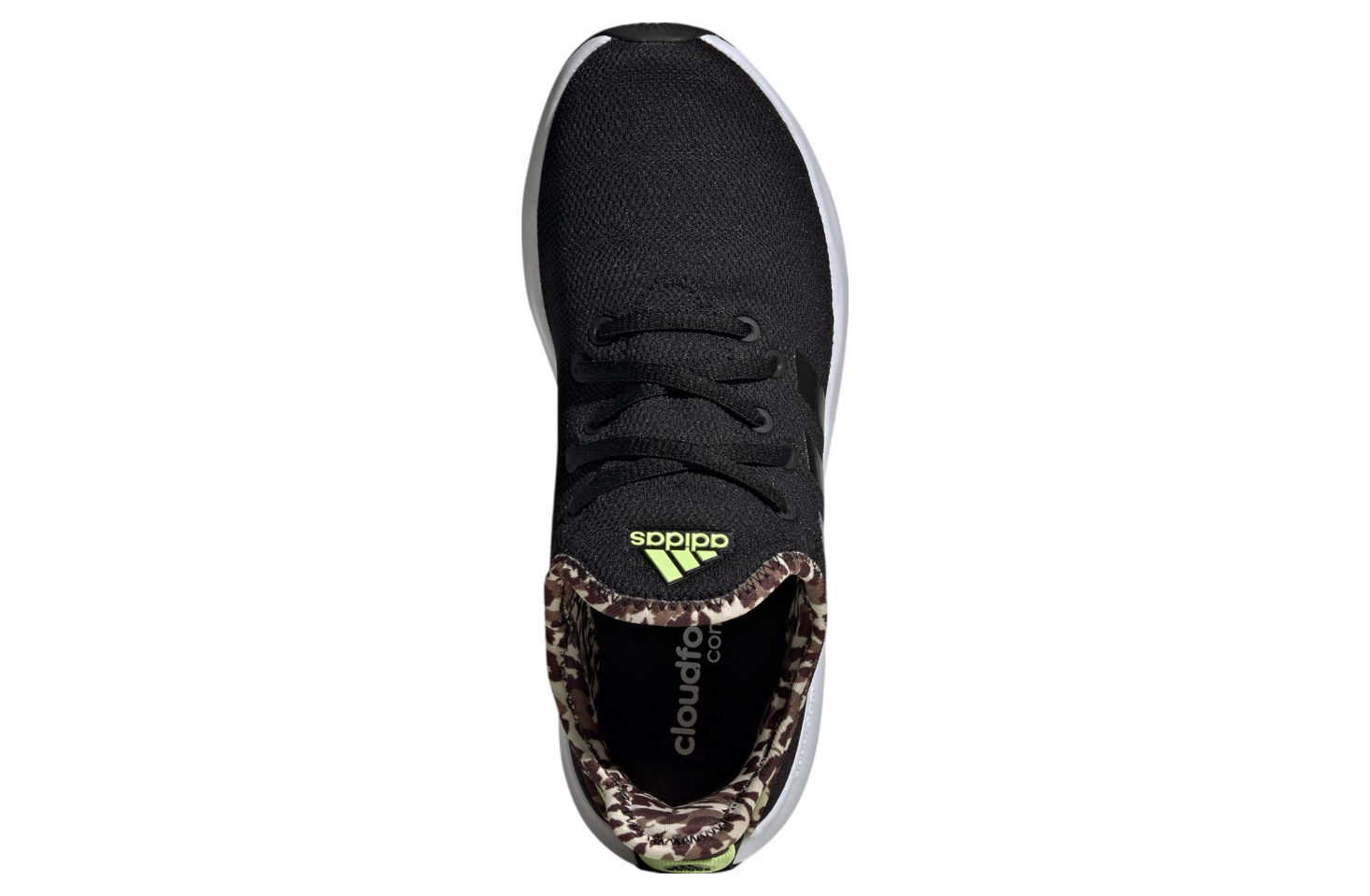 Adidas Cloudfoam Pure WMNS Core Black / Pulse Lime