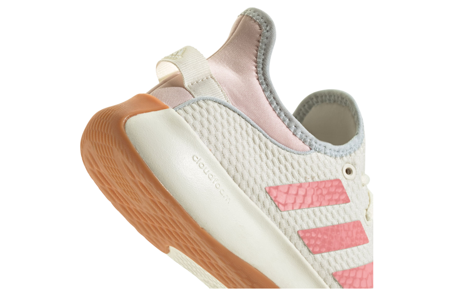 Adidas Cloudfoam Pure WMNS Off White Semi Pink Spark Jul 2024 IH7714 KicksOnFire