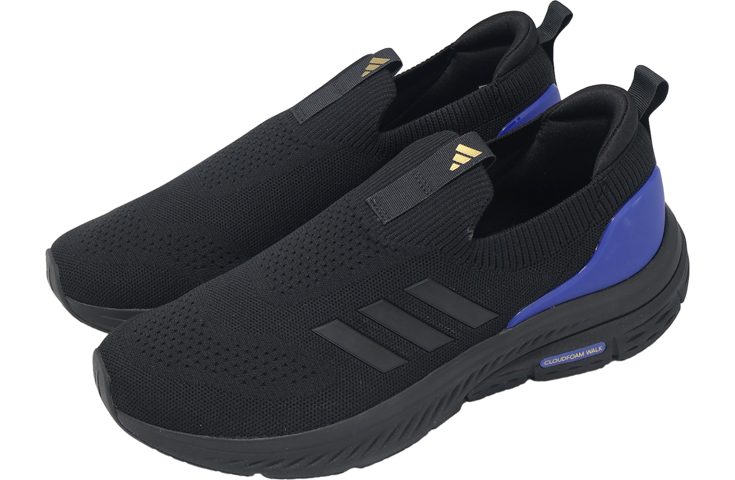 Adidas Cloudfoam Walk Lounger Core Black / Lucid Blue