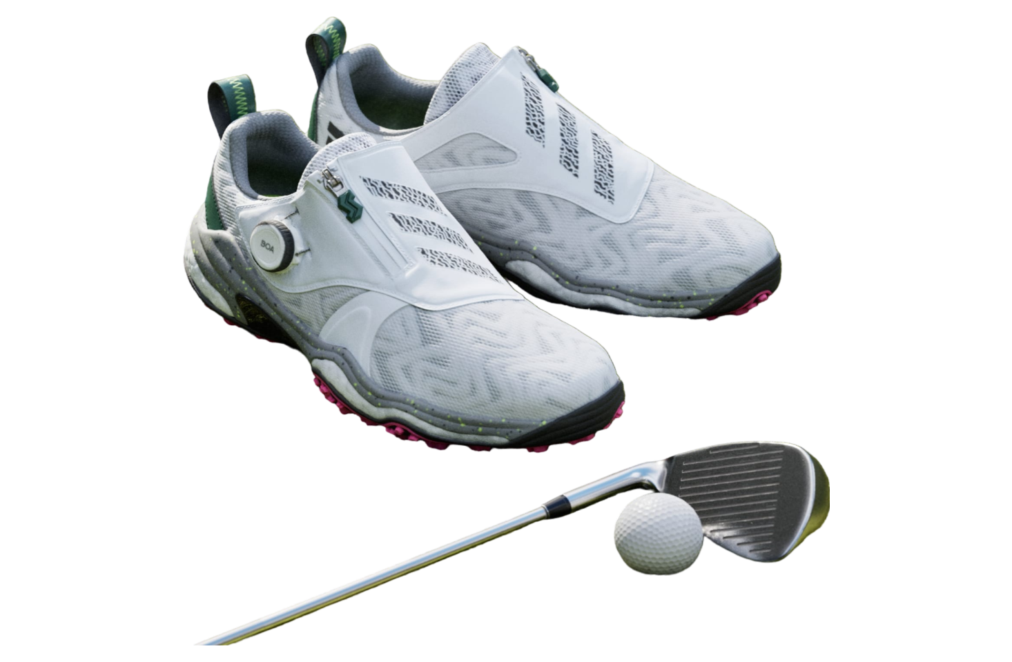 Adidas Codechaos Boa 25 Spikeless Golf Cloud White / Collegiate Green