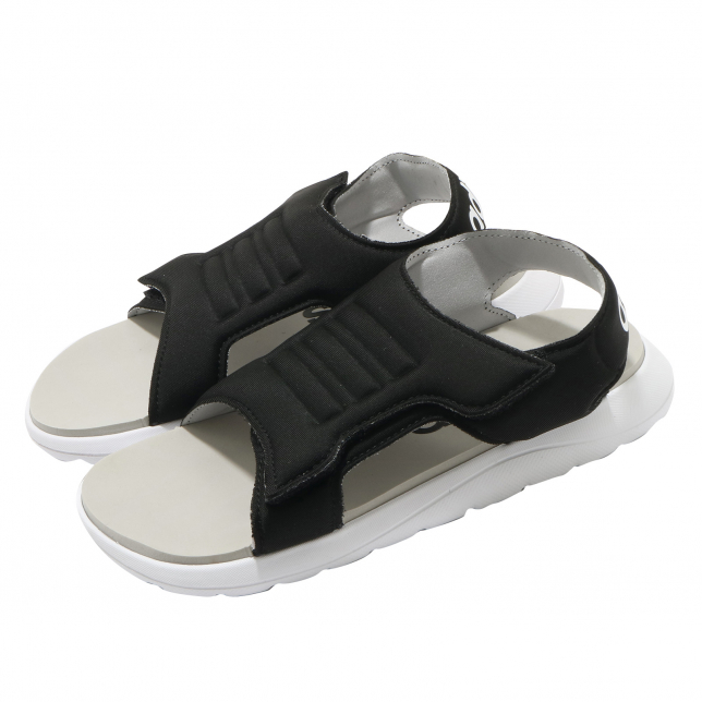 adidas Comfort Sandal GS Black White Grey FY8856 - KicksOnFire.com