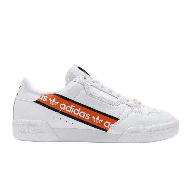 adidas Continental 80 Cloud White Core Black Orange