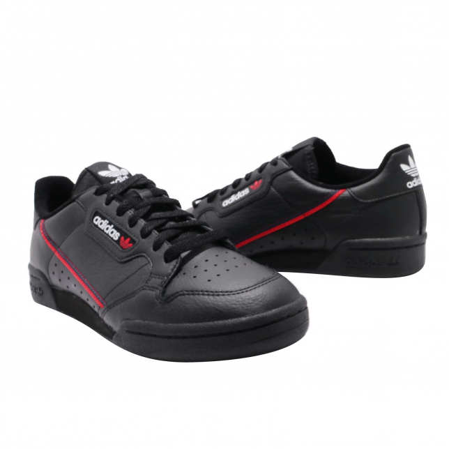 adidas Continental 80 Core Black Scarlet Core Navy