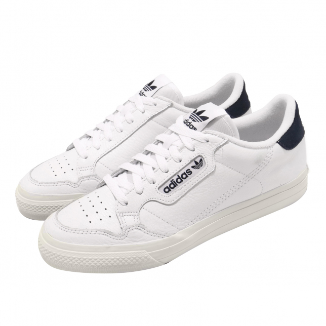 adidas Continental Vulc Footwear White Collegiate Navy EG4588 ...