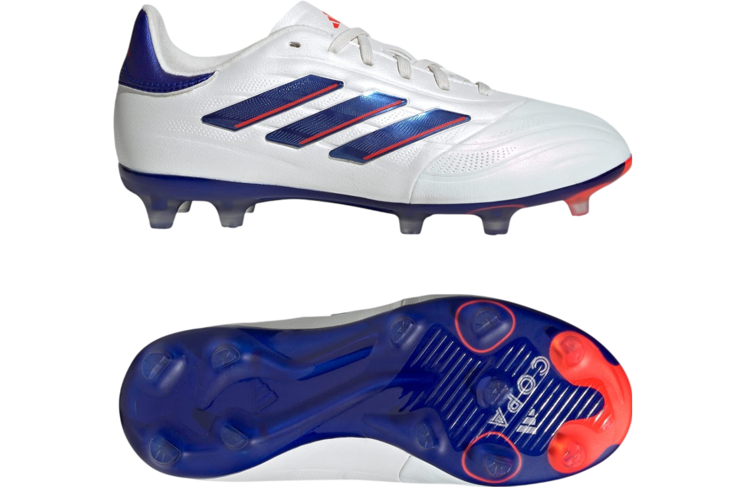 Adidas Copa Pure 2 Elite FG GS Cloud White / Lucid Blue