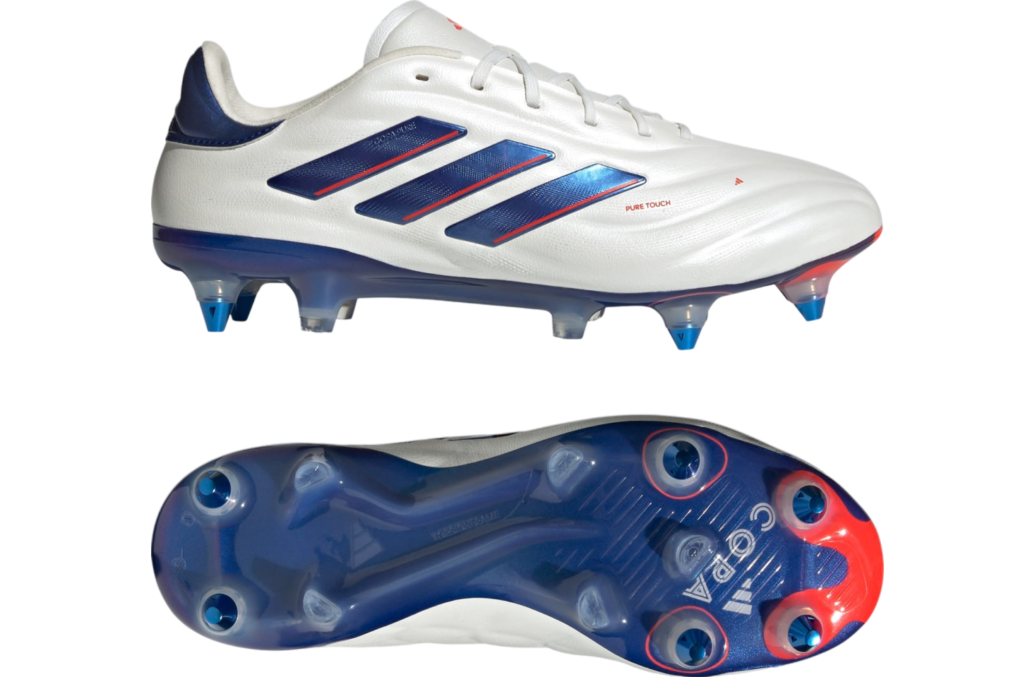 Adidas Copa Pure 2 Elite SG Cloud White / Lucid Blue