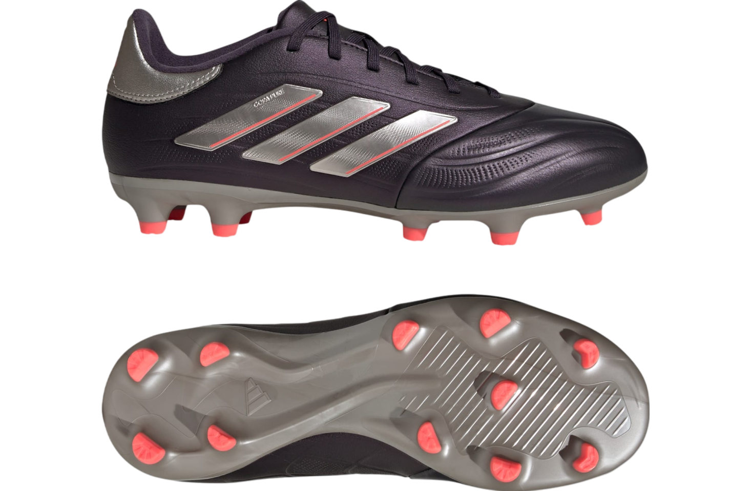 Adidas Copa Pure 2 League FG Aurora Black / Platinum Metallic