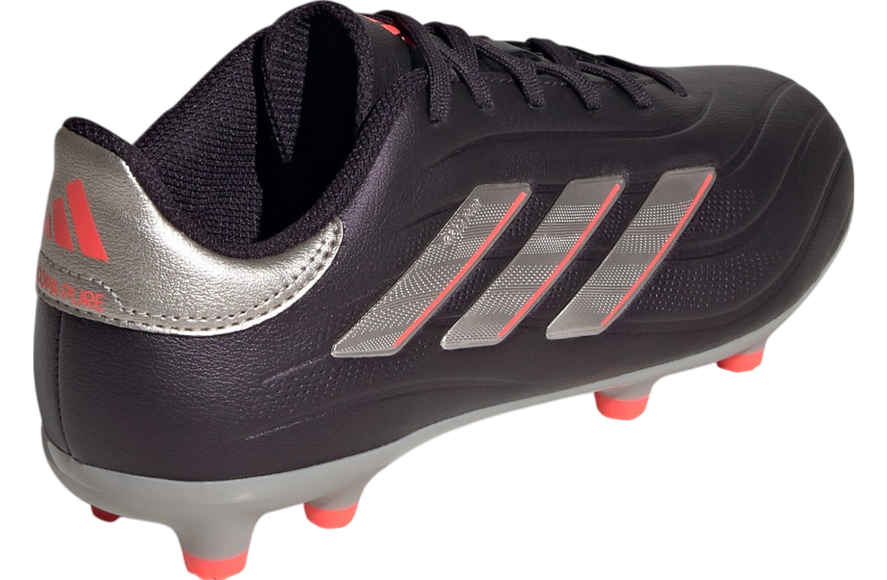 Adidas Copa Pure 2 League FG GS Aurora Black / Platinum Metallic