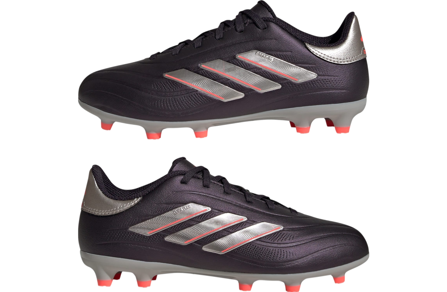 Adidas Copa Pure 2 League FG GS Aurora Black / Platinum Metallic