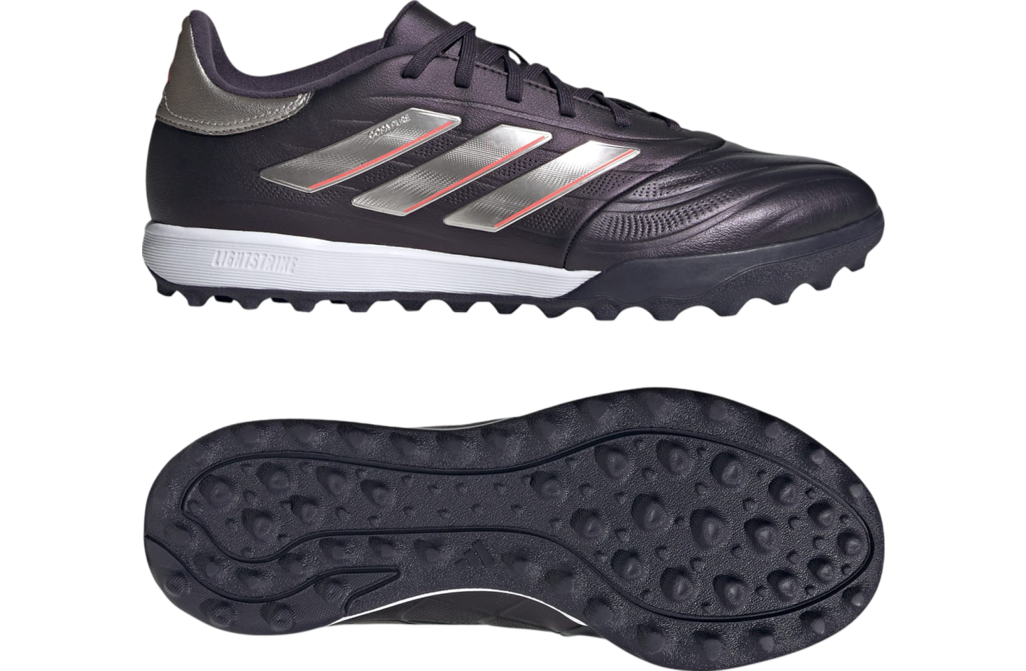 Adidas Copa Pure 2 League Turf Aurora Black / Platinum Metallic