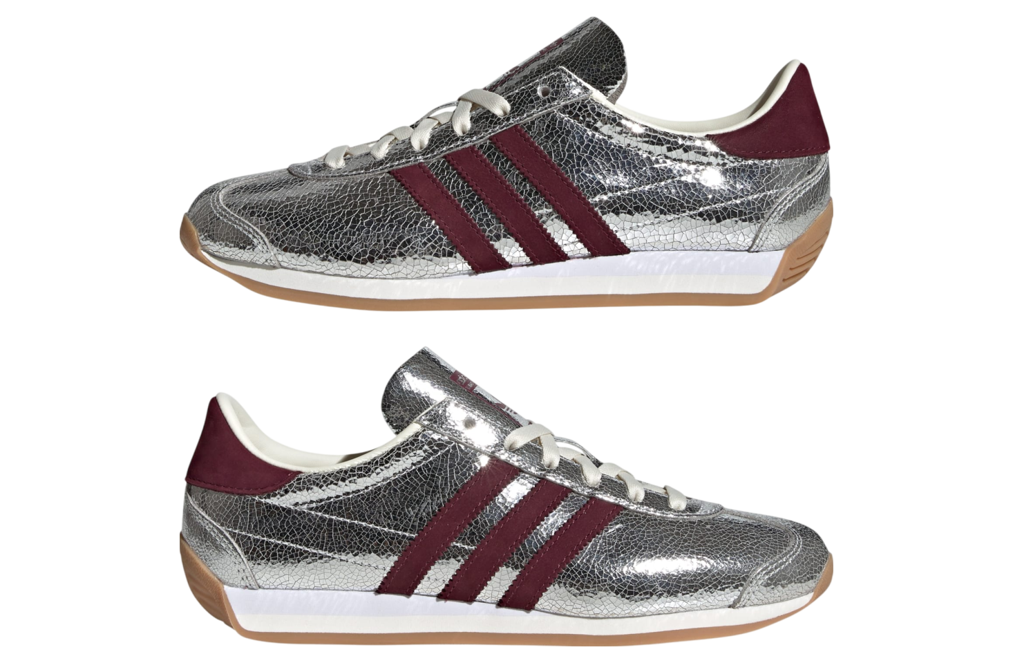 Adidas Country OG WMNS Silver Metallic / Maroon