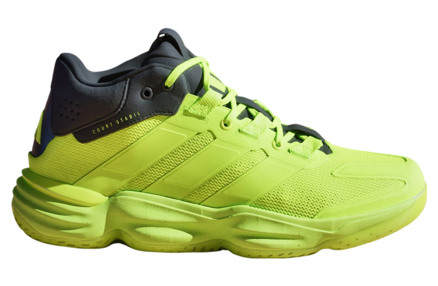 Adidas Court Stabil Indoor Lucid Lemon / Core Black