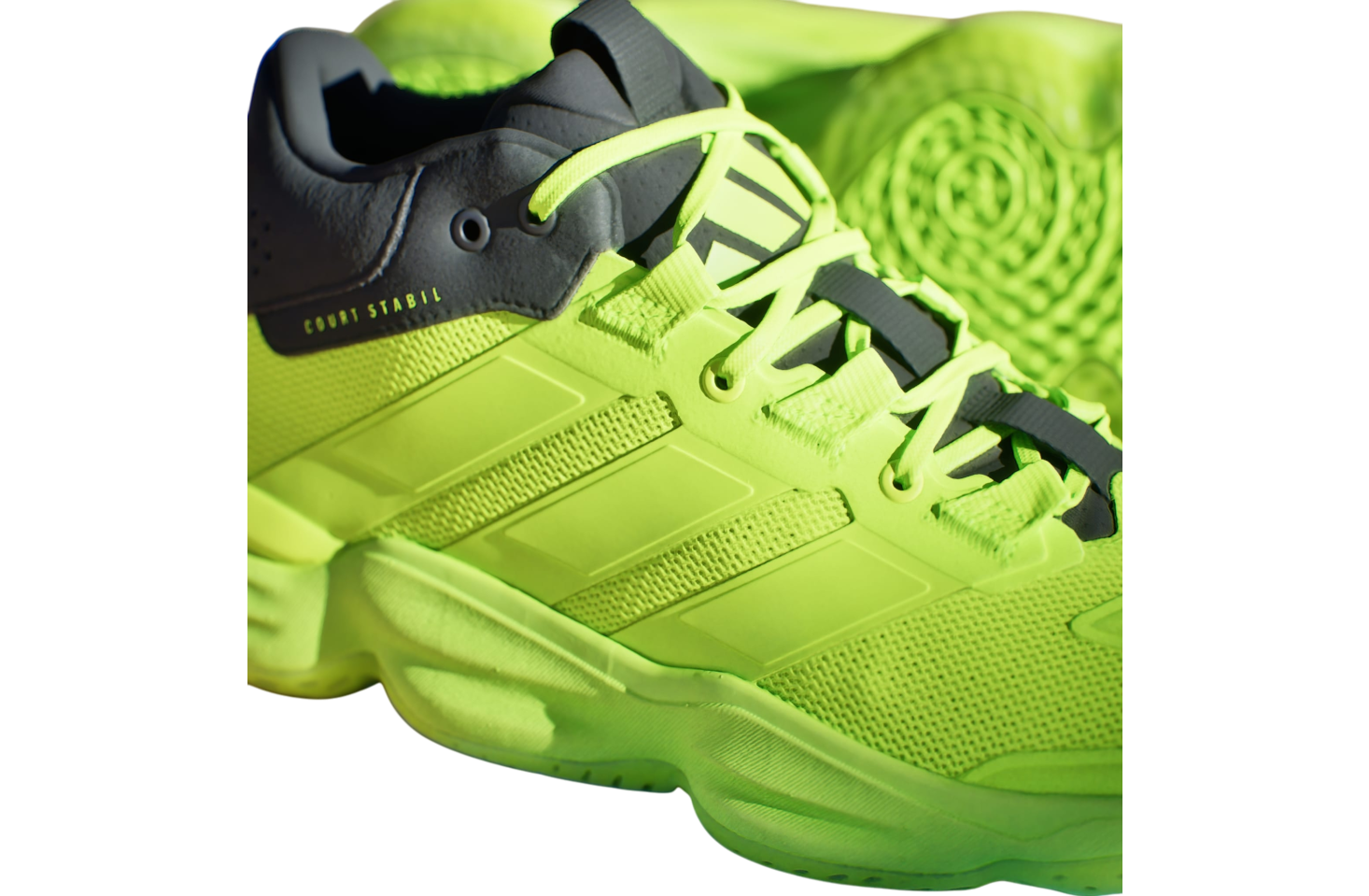 Adidas Court Stabil Indoor Lucid Lemon / Core Black