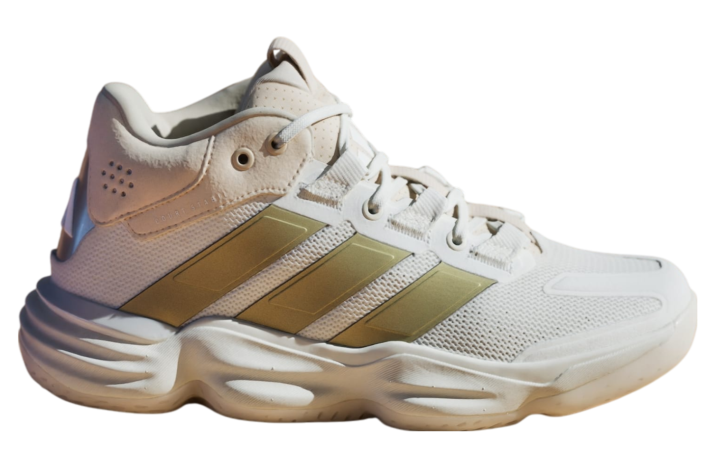 Adidas Court Stabil Indoor WMNS Off White / Gold Metallic