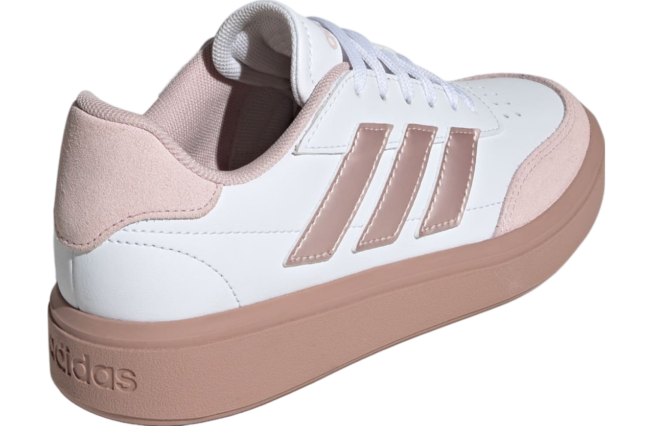 Adidas Courtblock GS Cloud White / Sandy Pink Met.