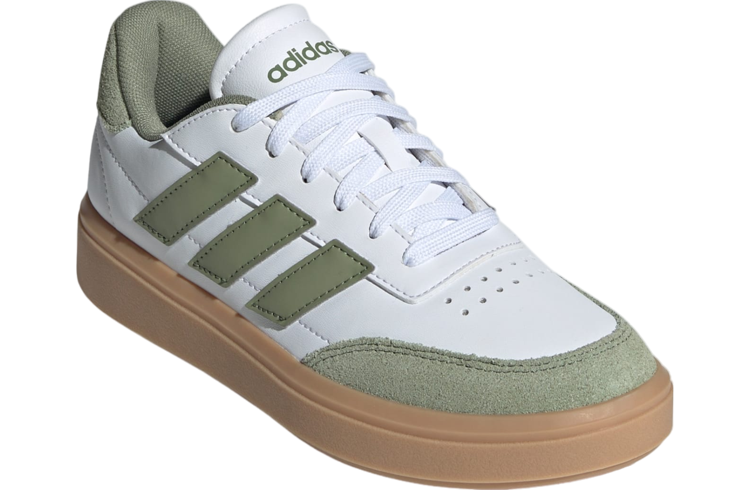 Adidas Courtblock GS Cloud White / Tent Green