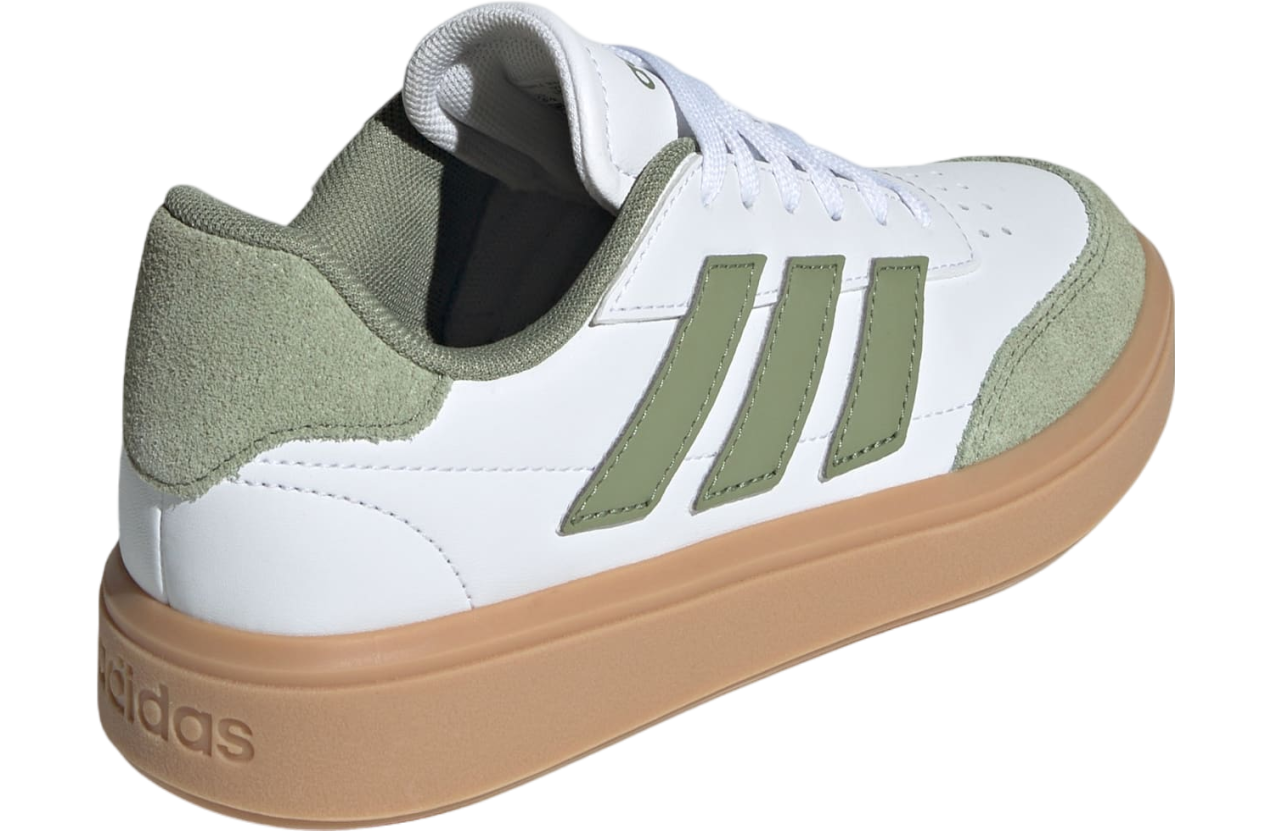 Adidas Courtblock GS Cloud White / Tent Green