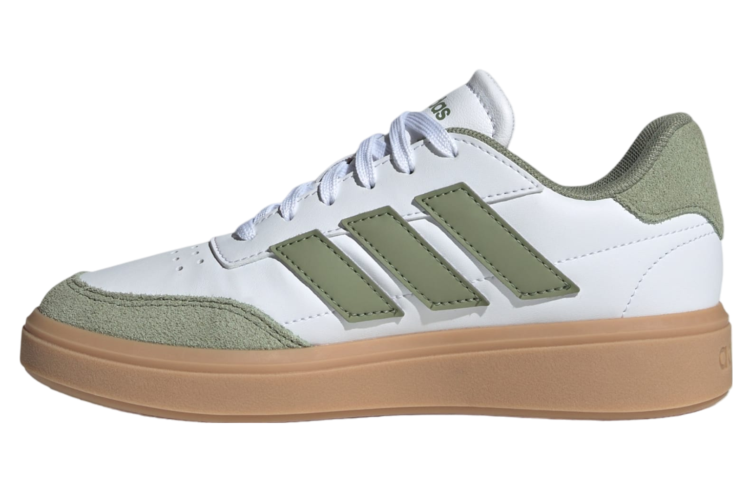 Adidas Courtblock GS Cloud White / Tent Green