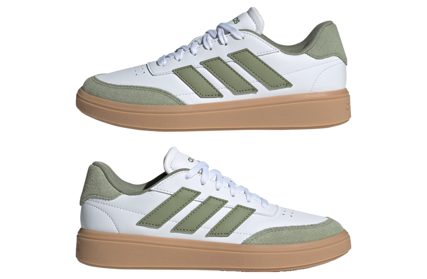 Adidas Courtblock GS Cloud White / Tent Green