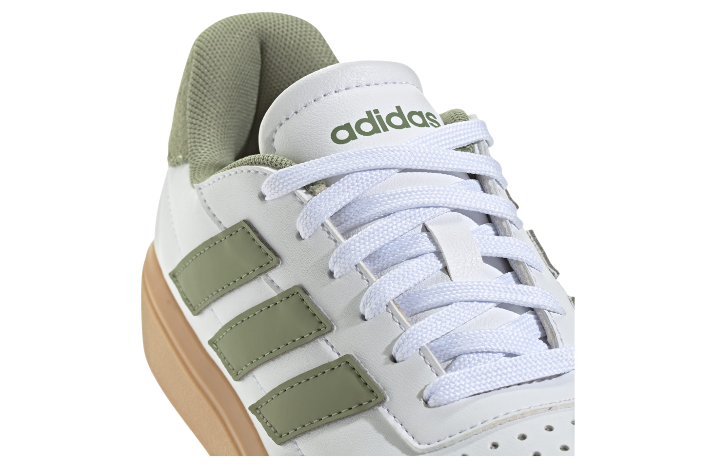 Adidas Courtblock GS Cloud White / Tent Green