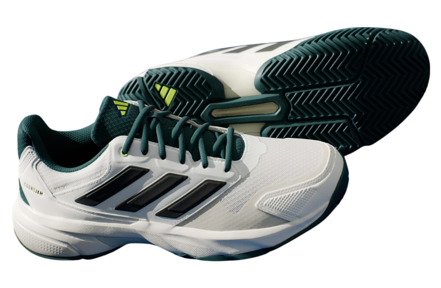 Adidas Courtjam Control 3 Off White / Silver Metallic