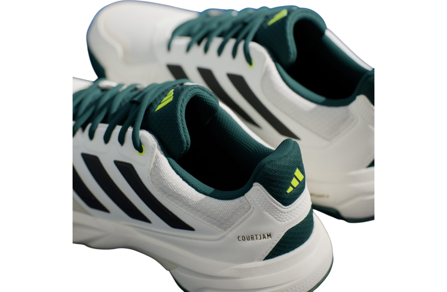 Adidas Courtjam Control 3 Off White / Silver Metallic
