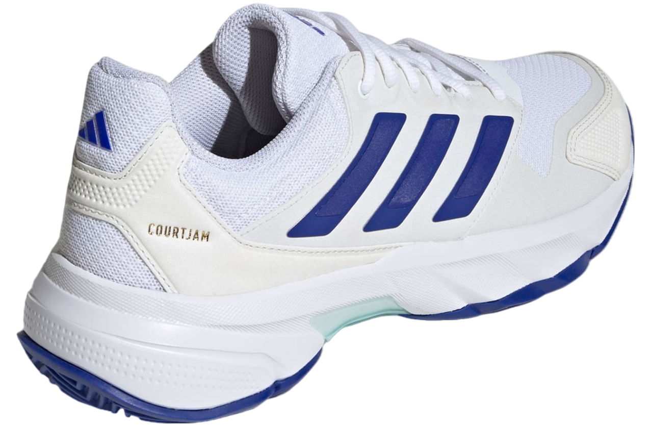 Adidas Courtjam Control 3 Tennis Cloud White / Lucid Blue