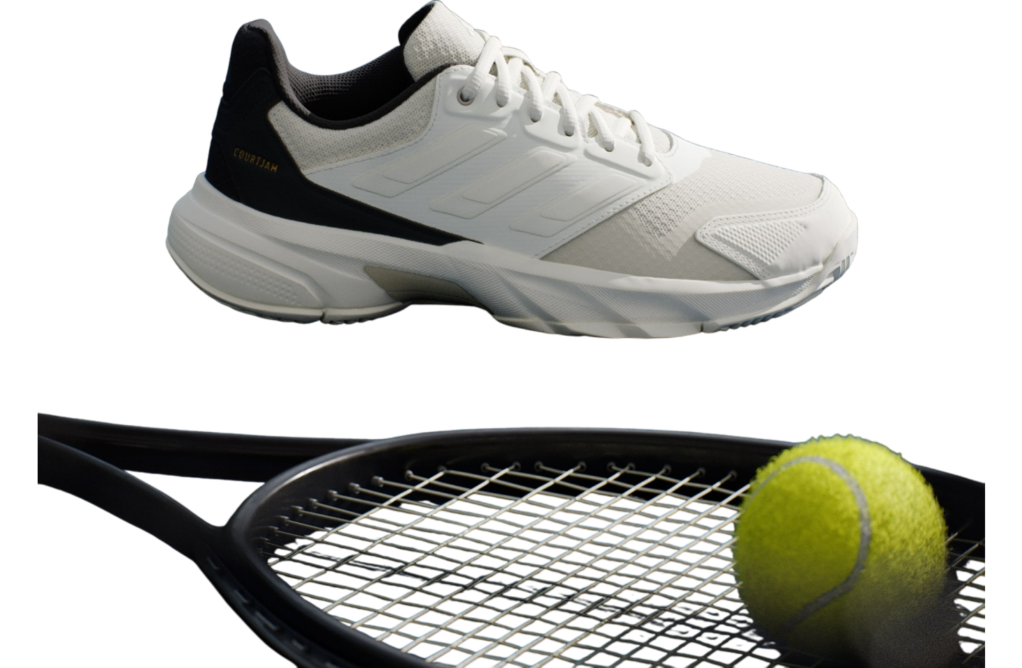 Adidas Courtjam Control 3 WMNS Off White / Champagne Met.