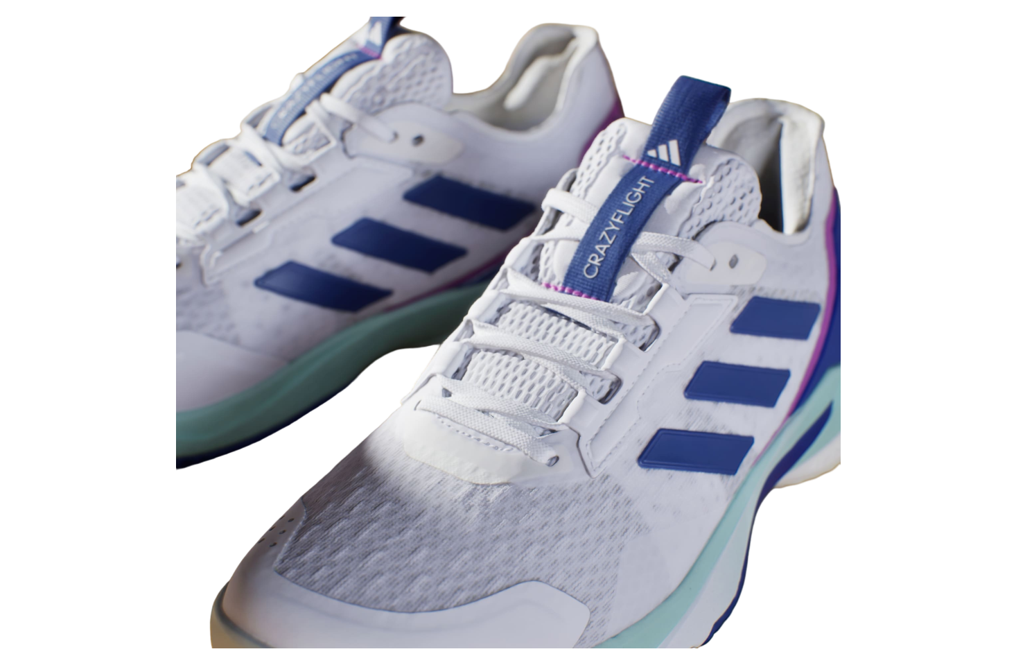 Adidas Crazyflight 5 Indoor WMNS Cloud White / Lucid Blue