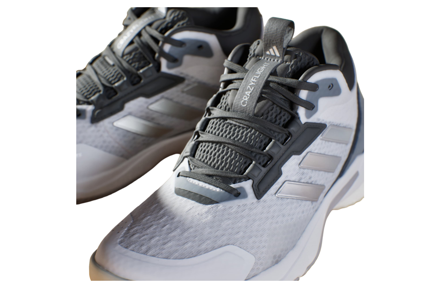 Adidas Crazyflight 5 Mid Indoor WMNS Cloud White / Silver Metallic