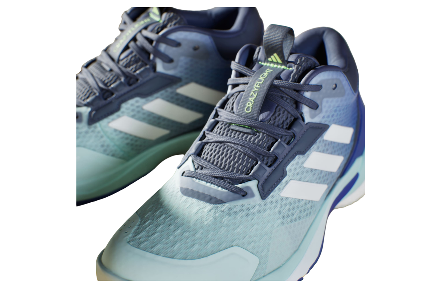 Adidas Crazyflight 5 Mid Indoor WMNS Semi Flash Aqua / Zero Metalic