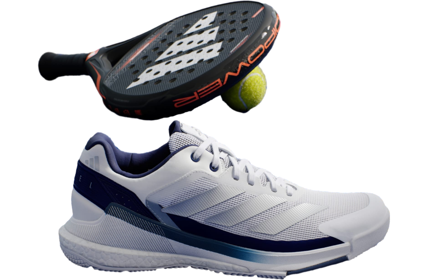 Adidas Crazyquick Boost Padel Cloud White / Silver Metallic