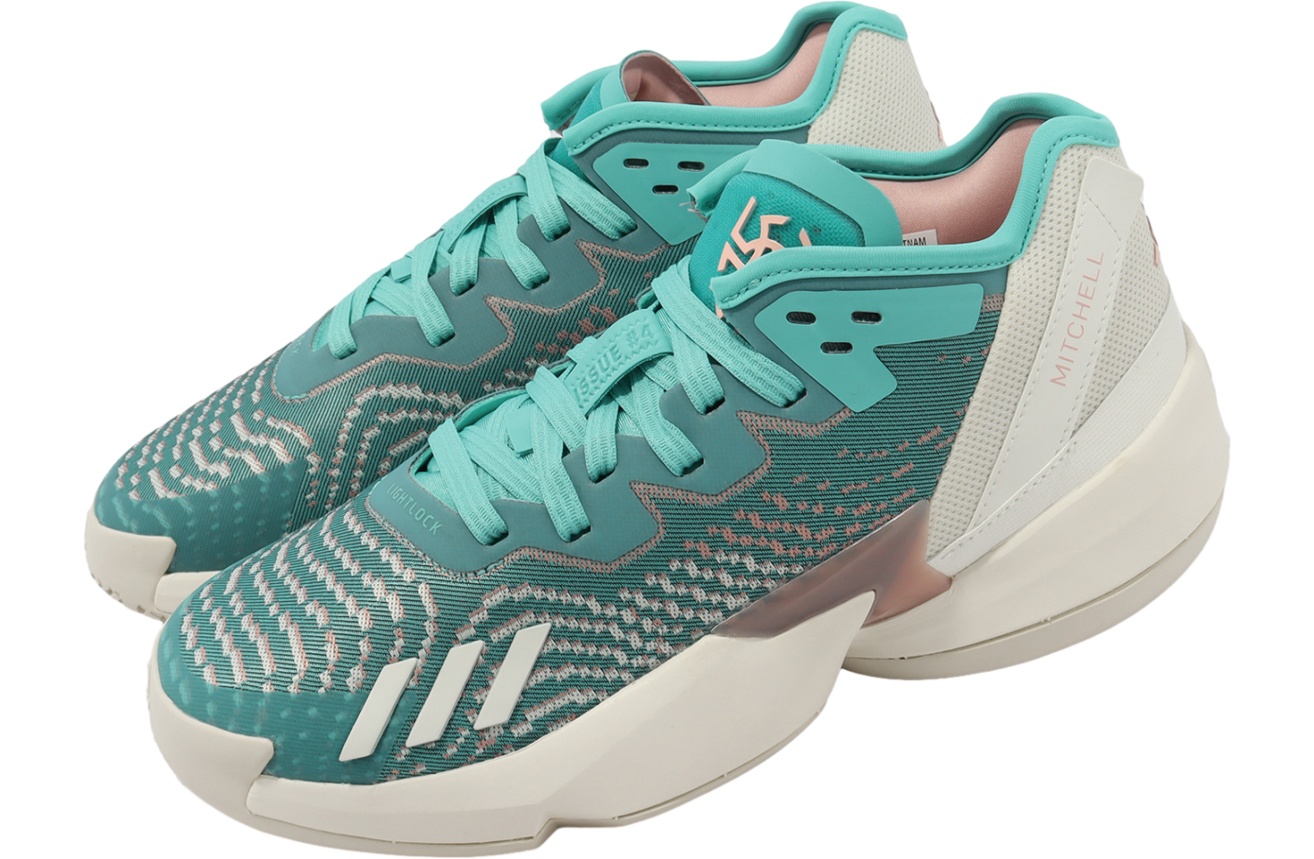 Adidas D.o.n. Issue 4 Semi Mint Rush / Wonder Mauve