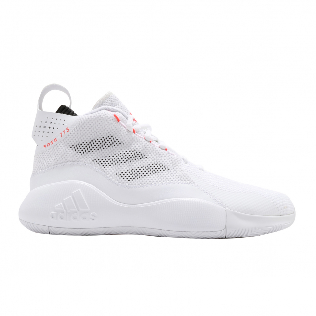 adidas D Rose 773 2020 Cloud White Solar Red FW8657