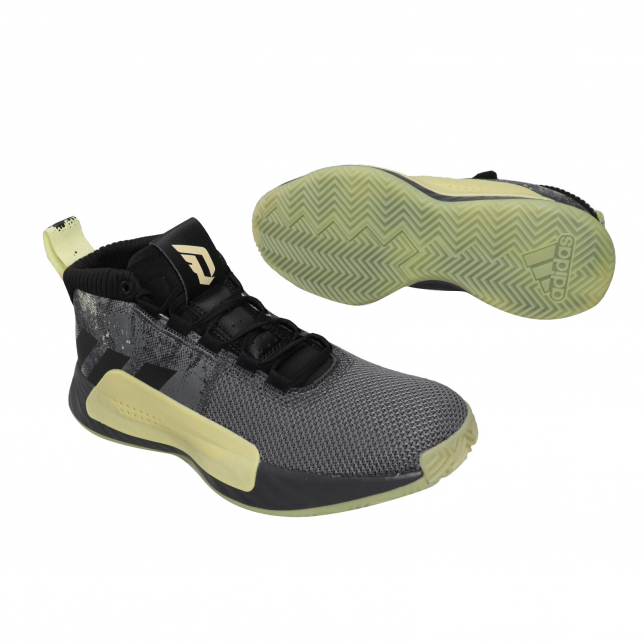 adidas Dame 5 GCA Grey Six Yellow