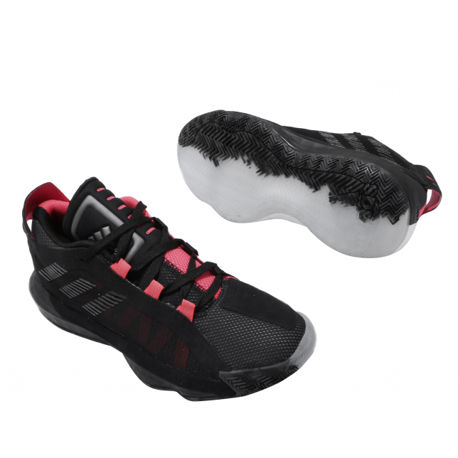 adidas Dame 6 GS Core Black Shock Red EH2791